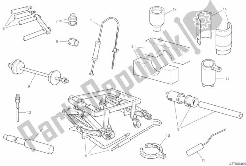 All parts for the 01b - Workshop Service Tools of the Ducati Multistrada 950 S USA 2019